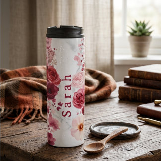 Personalisierte Wasserflasche mit Namen Thermosbecher