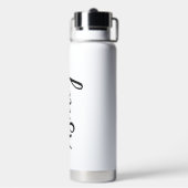 Personalisierte Wasserflasche mit Trinkhalm – Indi Trinkflasche (Hinten)