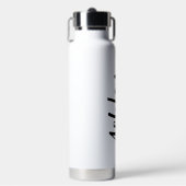 Personalisierte Wasserflasche mit Trinkhalm – Indi Trinkflasche (Vorderseite)