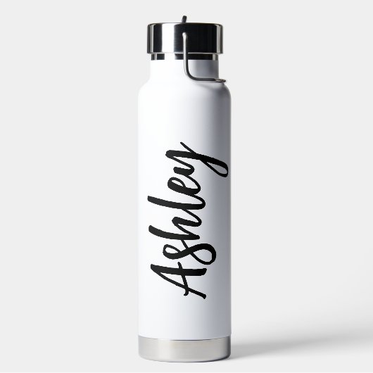 Personalisierte Wasserflasche mit Trinkhalm – Indi Trinkflasche (Links)