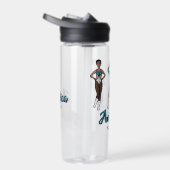Personalisierte Wasserflasche Tri-Pose Aqua #1 Trinkflasche (Rechts)