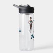Personalisierte Wasserflasche Tri-Pose Aqua #2 Trinkflasche (Rechts)