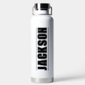 Personalisierte Wasserflasche Trinkflasche (Rückseite)