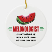 Personalisierte Wassermelone Keramikornament (Vorne)