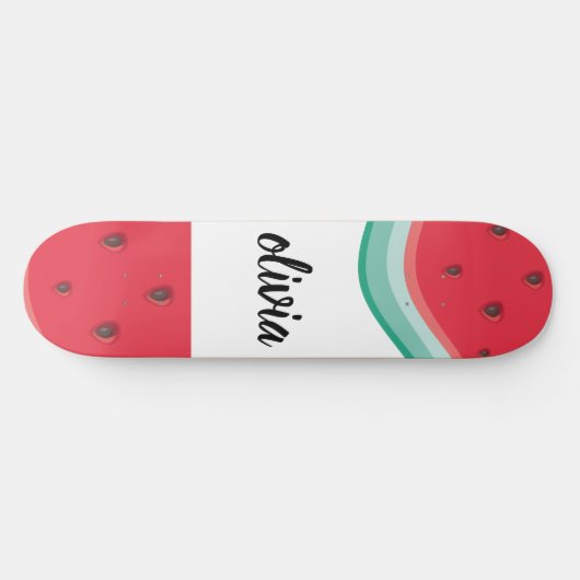 Personalisierte Wassermelone Skateboard (Horizontal)