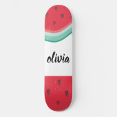 Personalisierte Wassermelone Skateboard (Vorderseite)