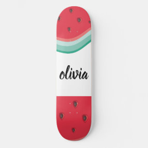 Personalisierte Wassermelone Skateboard