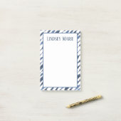 PERSONALISIERTE WATERCOLOR-Nachhinweise Post-it Klebezettel (Auf Schreibtisch)