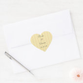 PERSONALISIERTE WEDD-ENVELOPE HERZ-SIEGEL-STICKER Herz-Aufkleber (Umschlag)