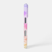 Personalisierte weiche Zuckerwatte-Blumen iPhone Hülle (Rechte Seite)