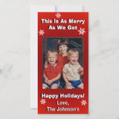 Personalisierte Weihnachten (Vorderseite)