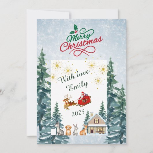 Personalisierte Weihnachten (Vorderseite)
