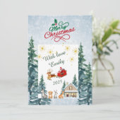 Personalisierte Weihnachten (Stehend Vorderseite)
