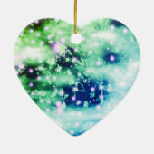 Personalisierte Weihnachten als Herr & Mrs. Keramik Ornament (Hinten)