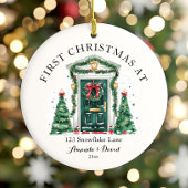 Personalisierte Weihnachten auf unserer neuen Zuha Keramik Ornament