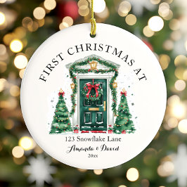 Personalisierte Weihnachten auf unserer neuen Zuha Keramik Ornament