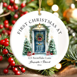 Personalisierte Weihnachten auf unserer neuen Zuha Keramik Ornament