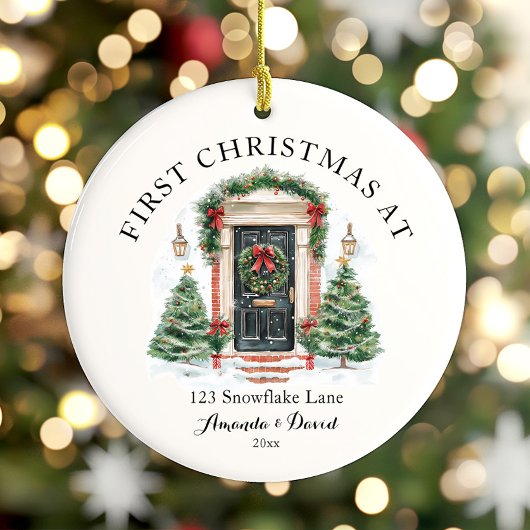 Personalisierte Weihnachten auf unserer neuen Zuha Keramik Ornament