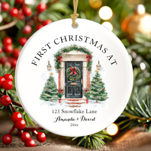 Personalisierte Weihnachten auf unserer neuen Zuha Keramik Ornament