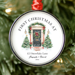 Personalisierte Weihnachten auf unserer neuen Zuha Ornament Aus Metall