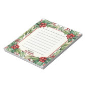 Personalisierte Weihnachten aus dem Namensbereich Notizblock (Rotiert)