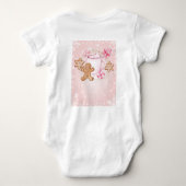 Personalisierte Weihnachten Baby Strampler (Rückseite)