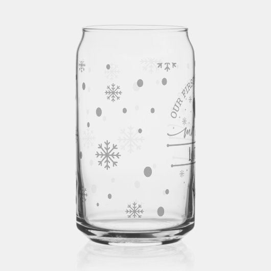 Personalisierte Weihnachten Dosenglas (Vorderseite)