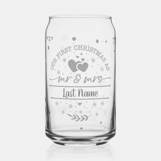 Personalisierte Weihnachten Dosenglas (Links)