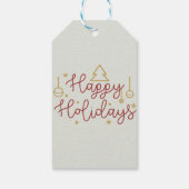 Personalisierte Weihnachten Geschenkanhänger (Rückseite)