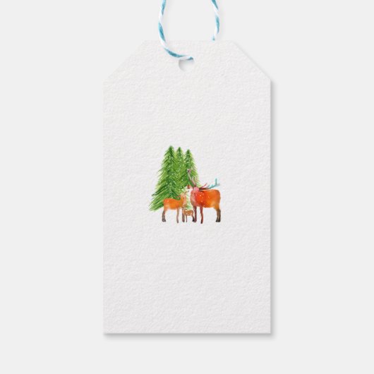 Personalisierte Weihnachten Geschenkanhänger (Rückseite)