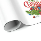 Personalisierte Weihnachten Geschenkpapier (Rolleneckpunkt)