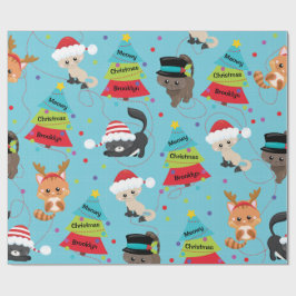 Personalisierte Weihnachten Geschenkpapier