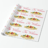 Personalisierte Weihnachten Geschenkpapier (Ungerollt)