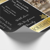 Personalisierte Weihnachten Geschenkpapier (Ecke)