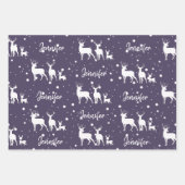 Personalisierte Weihnachten Geschenkpapier Set (Vorderseite 2)