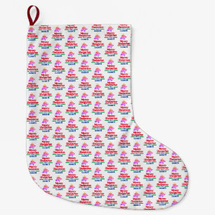 Personalisierte Weihnachten Großer Weihnachtsstrumpf
