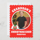 Personalisierte Weihnachten im Foto Grandson (Vorderseite)