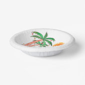 Personalisierte Weihnachten im Juli Party Papier B Pappteller (Gewinkelt)