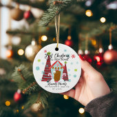 Personalisierte Weihnachten in einem neuen Zuhause Keramik Ornament