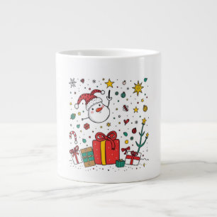 Personalisierte Weihnachten Jumbo-Tasse