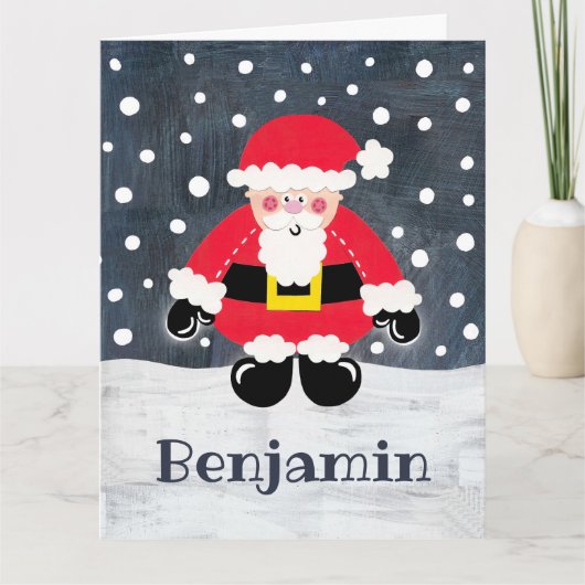 Personalisierte Weihnachten Karte (Vorderseite)