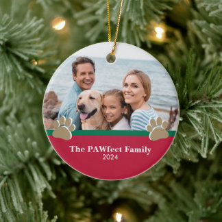 Personalisierte Weihnachten Keramik Ornament