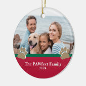 Personalisierte Weihnachten Keramik Ornament (Links)