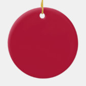 Personalisierte Weihnachten Keramik Ornament (Hinten)