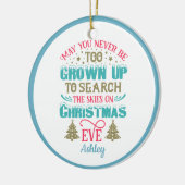 Personalisierte Weihnachten Keramik Ornament (Links)