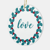 Personalisierte Weihnachten Keramik Ornament (Links)