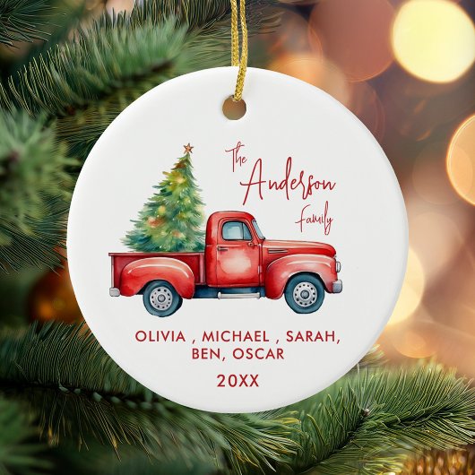 Personalisierte Weihnachten Keramik Ornament