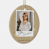 Personalisierte Weihnachten Keramik Ornament (Rechts)