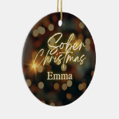 Personalisierte Weihnachten Keramik Ornament (Rechts)