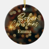 Personalisierte Weihnachten Keramik Ornament (Vorne)